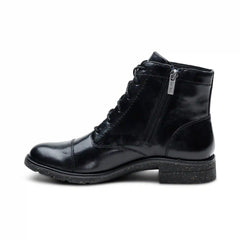 Juliet Lace-Up Boot - Black