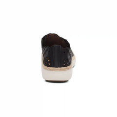 Charlotte Lace-Up Sneaker - Black
