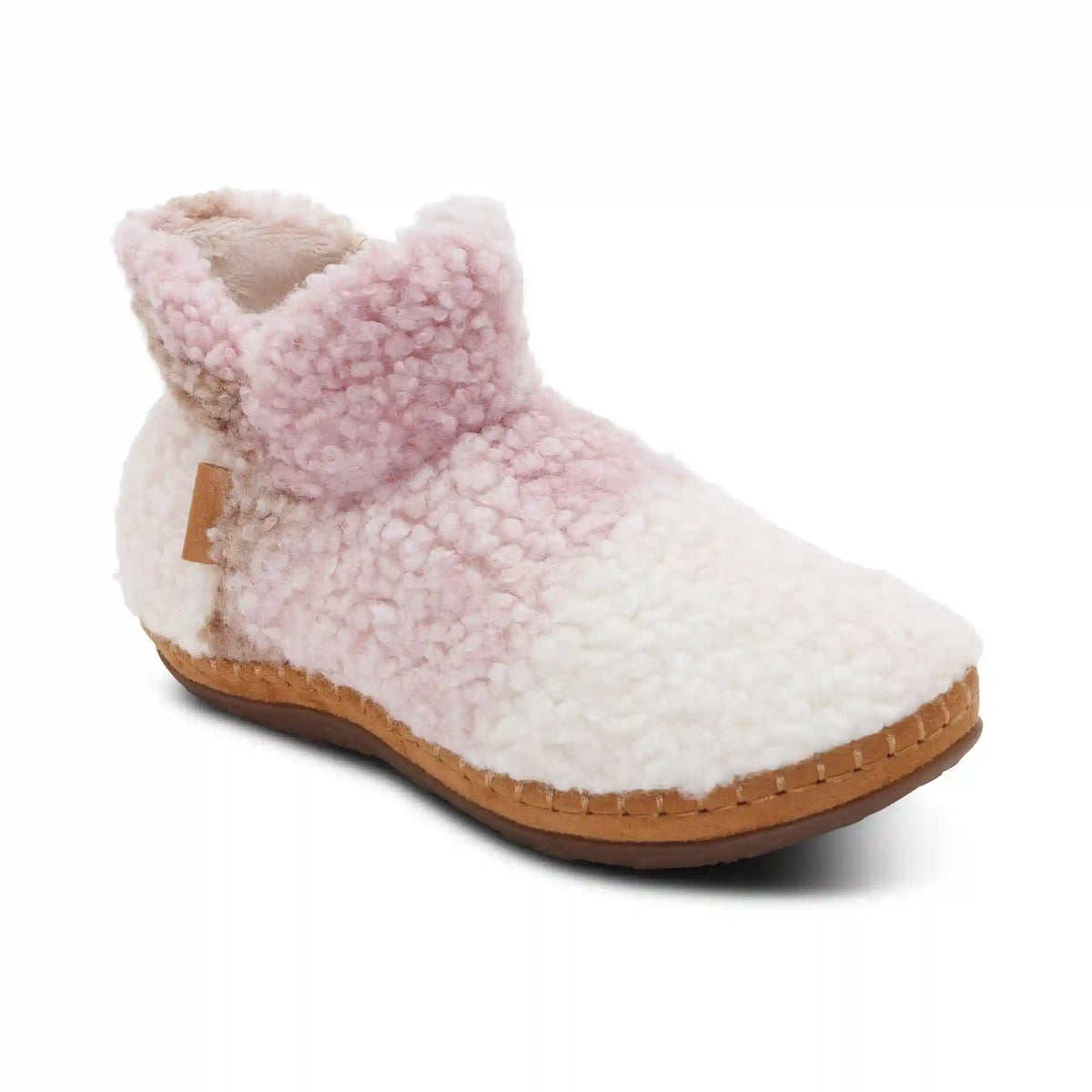 Malina Arch Support Slipper - Pink Plaid