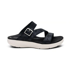 Jenny Adjustable Slide Sandal - Black