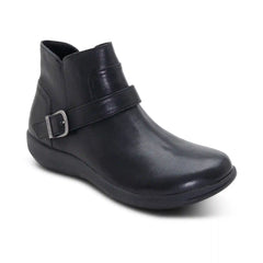 Leah Buckle Bootie - Black