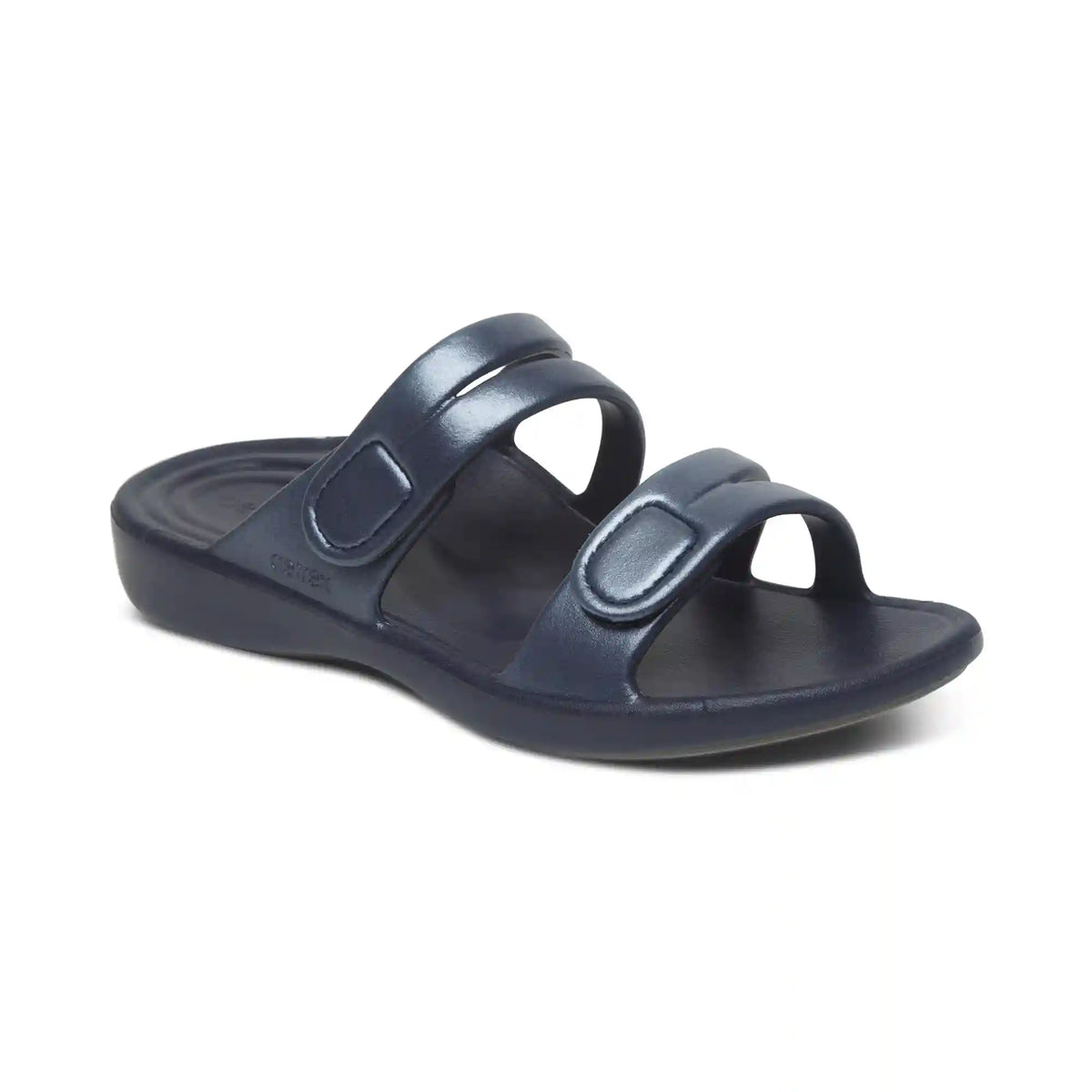 Janey Sport Slide - Navy