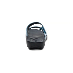 Kaia Two Band Slide - Blue Pearlized