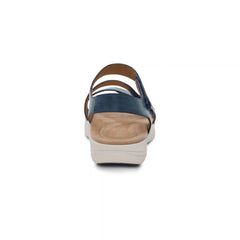 Savannah Adjustable Quarter Strap Sandal - Hazy Blue