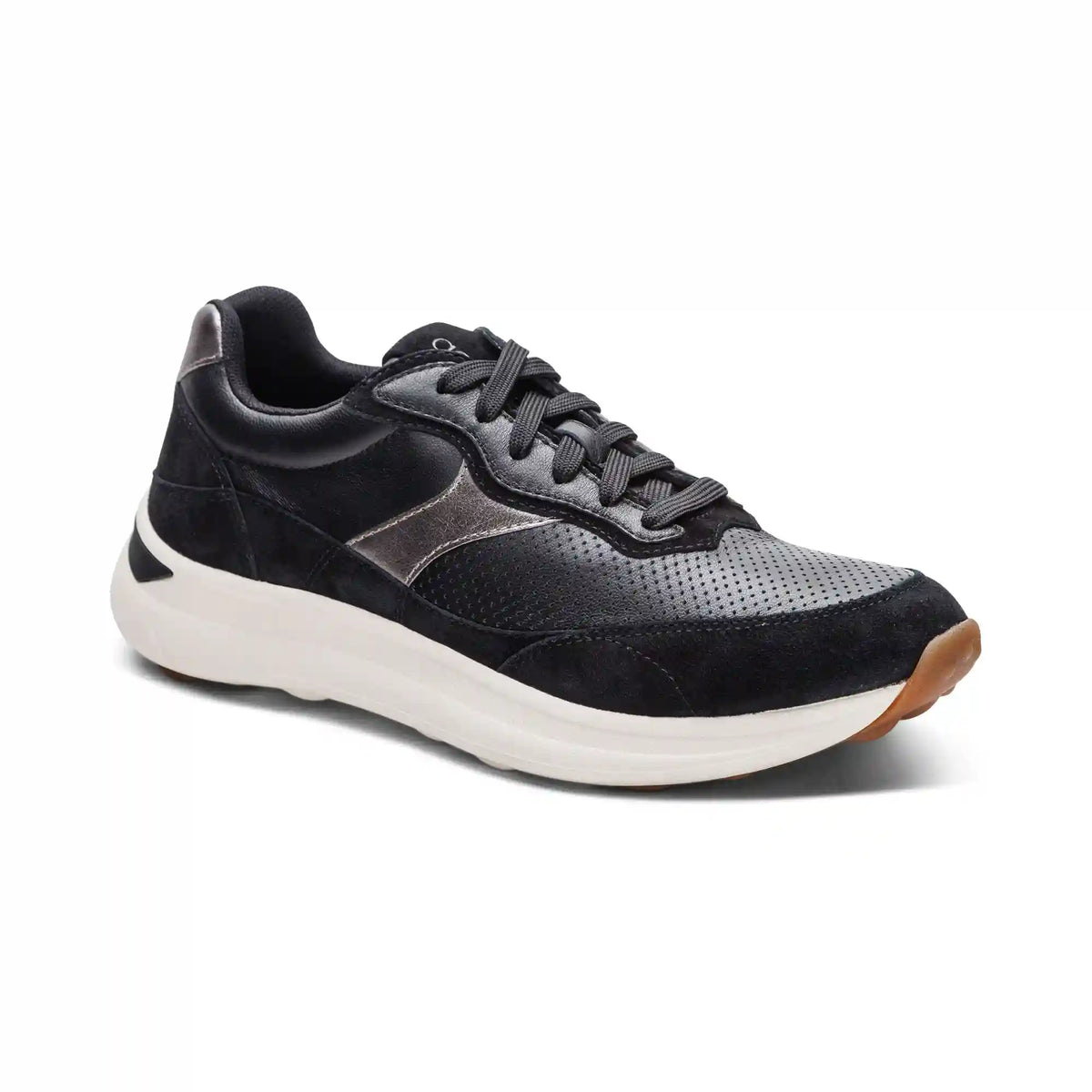 Emily Lace-Up Sneaker - Black