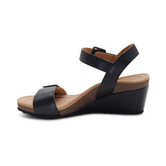 Naomi Platform Wedge - Black