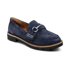 Collette Arch Support Loafer - Navy Suede