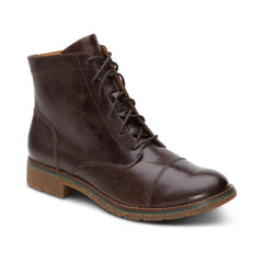 Juliet Lace-Up Boot - Dark Brown