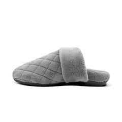 Maya Closed Toe Slipper - Charcoal