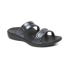 Janey Sport Slide - Pewter