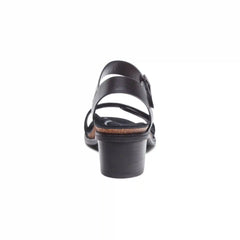Mae Adjustable Quarter Strap Heel - Black