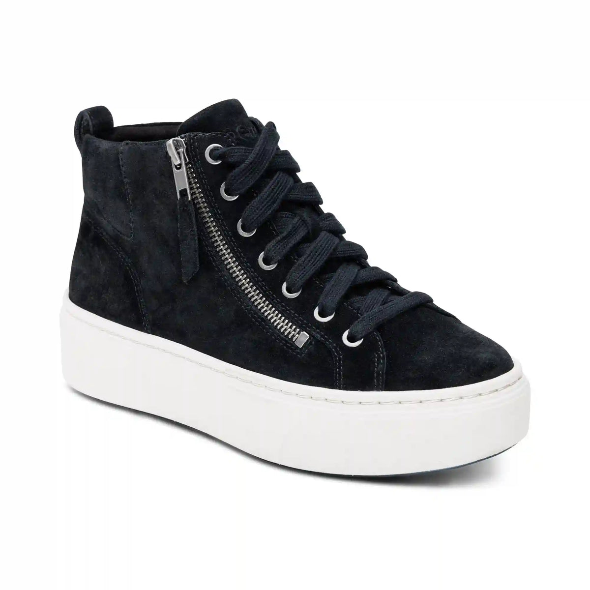 Gianna Arch Support Platform Sneaker - Black